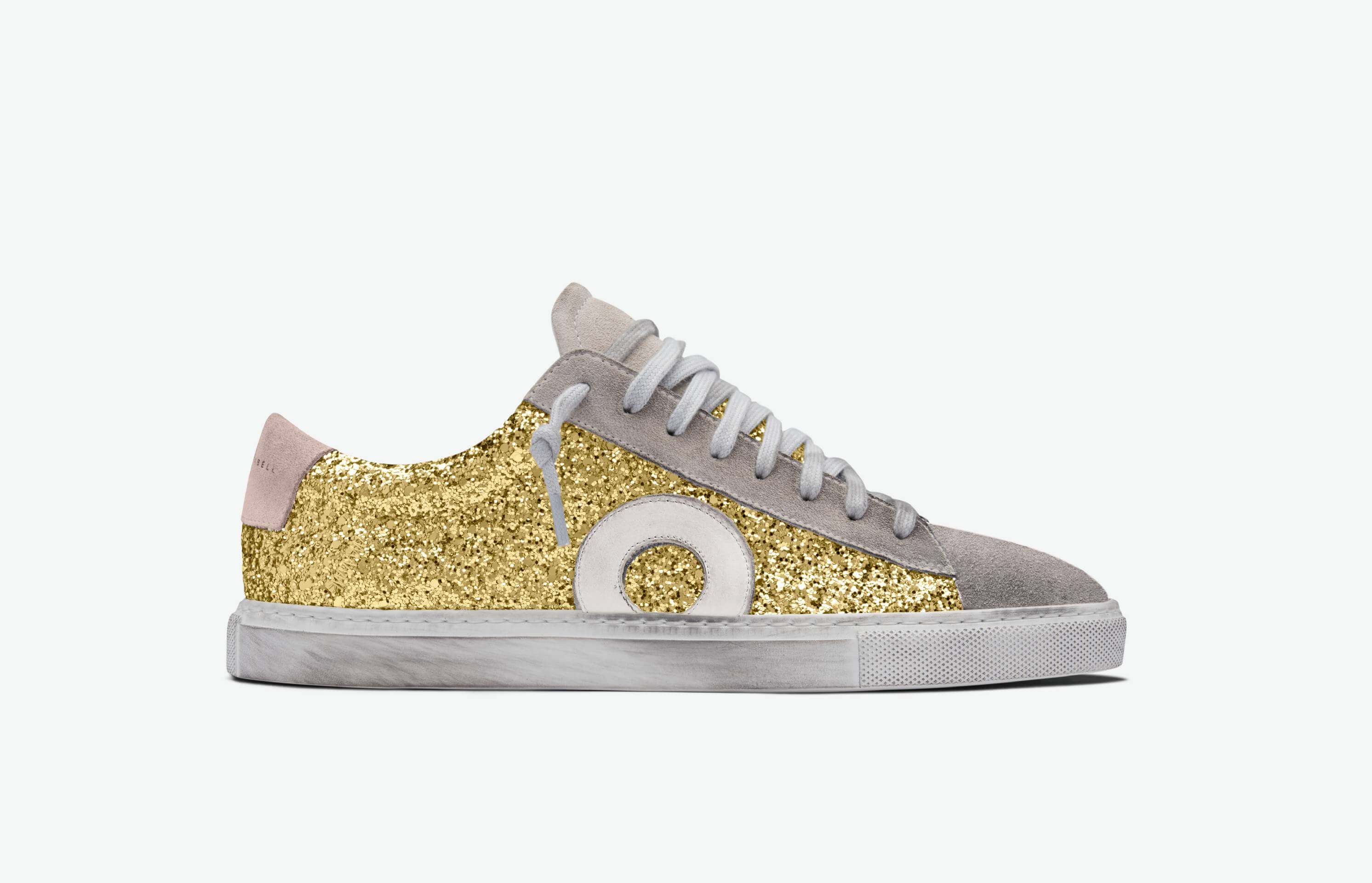 Oliver Cabell Low 1 Womens Trainers Gold UK-675403